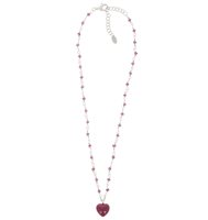 Collar Pesavento Mujer BRIO in Plata Rubino WBRIE058